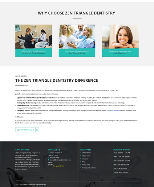 Dentist Website3 Dentist Website