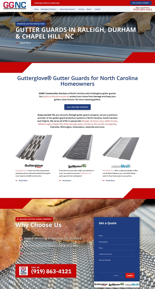 Gutters-Construction Website1 Construction Website Development