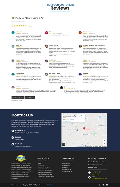 HVAC Website 3 HVAC Service Website Development
